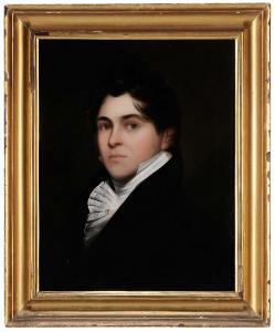 RITTO PENNIMAN John 1782-1841,Portrait of a Gentleman,1823,Brunk Auctions US 2016-05-12