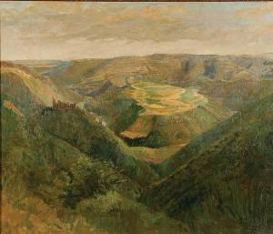 Ritzenhofer Hurbert 1879-1961,Expansive Landscape,Jackson's US 2008-09-23