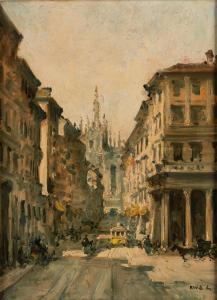 RIVA Giovanni 1890-1973,Vecchia Milano,Finarte IT 2023-10-19