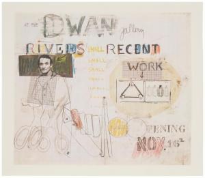 RIVERS Larry,At the Dwan Gallery: Rivers Small Recent Work,,1965,John Moran Auctioneers 2024-03-26