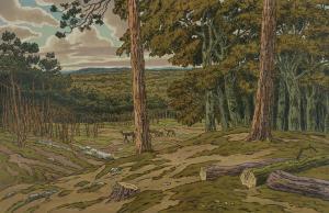 RIVIERE Henri 1864-1951,La forêt,1908,De Maigret FR 2024-04-05