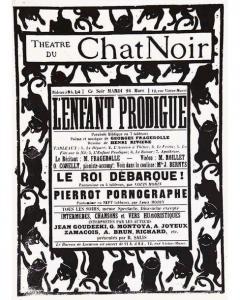 RIVIERE Henri 1888-1902,Théâtre du Chat Noir L'Enfant Prodigue,1894,Millon & Associés FR 2020-02-26