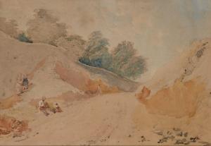 RIVIERE William 1806-1876,Roadside Sketch,Rosebery's GB 2020-10-17