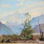 RIZNISCHENKO Feodor Petrovich,The foothills of the Caucasus,1895,Bruun Rasmussen 2014-06-16