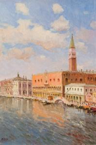 RIZZI ANTONIO 1932-1999,Vista de Venecia,Duran Subastas ES 2016-09-21