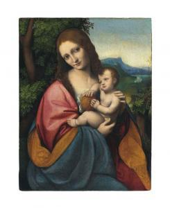 Rizzoli Giovan Pietro 1495-1549,The Madonna and Child with a pomegranate,Christie's GB 2017-04-27