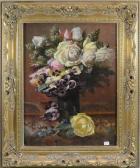 ROBBE Henri 1807-1899,Bouquet de fleurs,Rops BE 2018-03-11