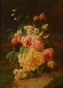 ROBBE Henri 1807-1899,Bouquet de fleurs,Brussels Art Auction BE 2020-11-17