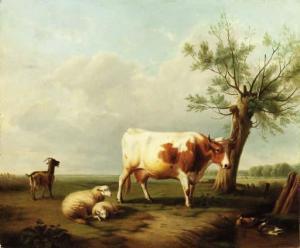 ROBBE Jean,Out to pasture
oil on canvas,Christie's GB 2000-03-28