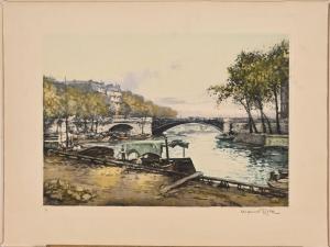ROBBE Manuel 1872-1936,Le pont Notre-Dame, Paris,Conan-Auclair FR 2023-10-28