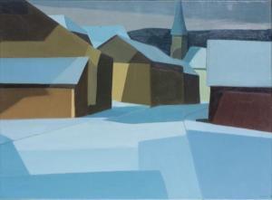 ROBBE Marcel Lucien,Paysage de Zeeland sous la neige,Dogny Auction CH 2020-07-07