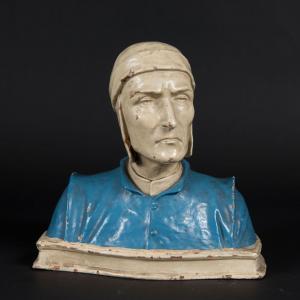 ROBBIA Luca Della 1400-1481,bust of Dante Alighieri (1265-1321),Deutsch AT 2022-07-01