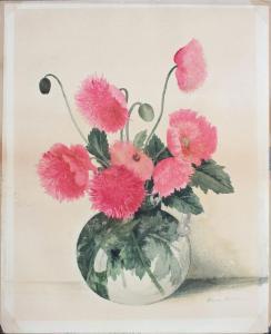 ROBBINS Ellen 1828-1905,Still Life of Poppies,Burchard US 2018-04-22
