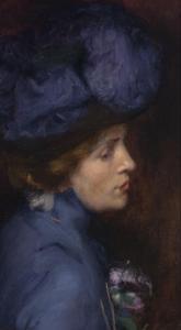 ROBBINS Lucy Lee 1865-1943,Woman in a Hat Remnants,William Doyle US 2018-03-13
