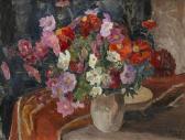 ROBERT A 1900-1900,Nature morte aux anémones,1946,Dogny Auction CH 2015-03-17