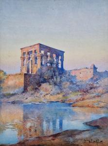 ROBERT Marius 1885-1947,Le kiosque de Trajan sur l\’île de Philae,Rossini FR 2024-03-29