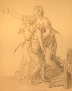 ROBERT PARIS Fanny 1795-1872,La femme de Brutus et ses fill,Artcurial | Briest - Poulain - F. Tajan 2008-11-13