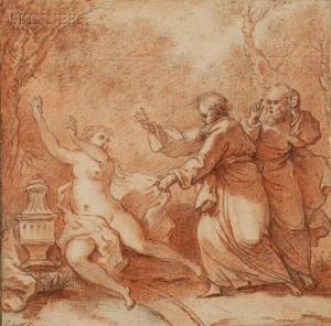 ROBERT Paul Ponce Antoine 1686-1733,Susannah and the Elders,Skinner US 2008-09-12