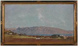 ROBERT Philippe 1881-1930,Panoramic Landscape,1920,Brunk Auctions US 2019-09-14