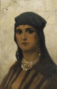 roberth Minna Elisabeth 1851-1920,An Eastern beauty,1882,Christie's GB 2012-02-01