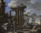 ROBERTI Domenico 1642-1707,Ruinenlandschaft mit Staffage,Wendl DE 2019-10-24