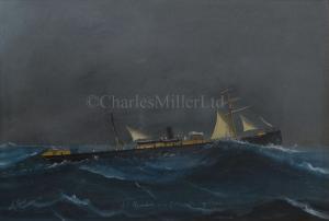 ROBERTO Luigi,S.S. 'Uppingham' in a gale in the Bay of Biscay; S,1886,Charles Miller Ltd 2020-07-07