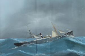 ROBERTO Luigi 1845-1910,SS Cymbelline,1884,Woolley & Wallis GB 2020-03-04