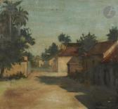 Roberto Vázquez 1909-1969,Village à Cuba,1933,Ader FR 2019-04-10