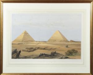 ROBERTS David 1796-1864,Pyramids of Geezeh,1848,Stair Galleries US 2016-07-15