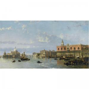 ROBERTS David 1796-1864,VIEW OF THE DOGE'S PALACE AND THE PIAZZETTA, VENIC,1862,Sotheby's 2007-11-22
