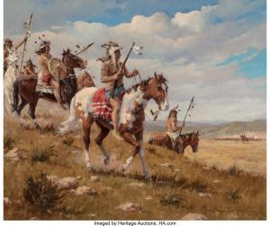 ROBERTS Gary Lynn 1953,Apache War Party,1921,Heritage US 2023-10-20