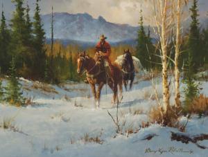 ROBERTS Gary Lynn 1953,First Snow,Scottsdale Art Auction US 2024-04-12