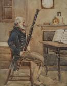 ROBERTS J.k,Naval Officer Playing an Oboe,Bamfords Auctioneers and Valuers GB 2016-01-20