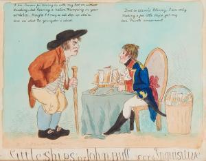 ROBERTS Piercy 1785-1824,the Napoleonic threat of invasion,1803,Dreweatts GB 2017-12-14