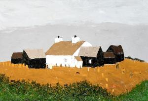 ROBERTS REES,'Penrhyn Oer Gwyn', Anglesey Farmstead,2009,Bonhams GB 2010-03-18