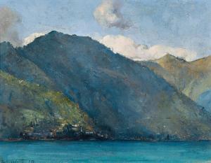 ROBERTS Thomas Keith, Tom 1909-1998,Lake Como,1913,Menzies Art Brands AU 2024-03-27