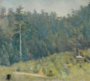 ROBERTS Thomas Keith, Tom,Untitled (Dandenongs Landscape),1923,Menzies Art Brands 2018-04-26