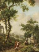 ROBERTS Thomas Saut 1764-1826,Classical Landscape with Figures,Adams IE 2006-05-31