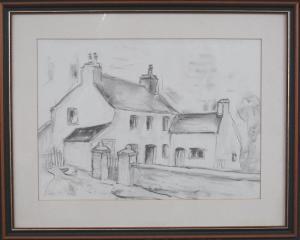 ROBERTS Will 1910-2000,study of a Welsh farmhouse,1986,Peter Francis GB 2017-09-20