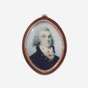 ROBERTSON Archibald 1765-1835,Portrait miniature of young New York gentleman,1790,Freeman 2020-11-10
