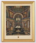 ROBERTSON Arthur 1850-1911,Frogmore, interior of the Royal Mausoleum,Ewbank Auctions GB 2023-03-23