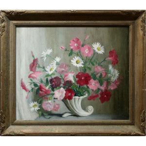 ROBERTSON Beatrice Hagarty 1879-1962,MIXED FLOWERS IN A CORNUCOPIA VASE,Waddington's CA 2023-10-26