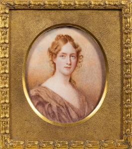 ROBERTSON Charles John 1700-1800,Miniature portrait of Elizabeth ,1818,Bearnes Hampton & Littlewood 2024-01-16