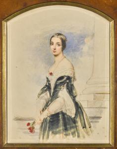 ROBERTSON Christina 1796-1854,PORTRAIT OF A LADY,1840,Sotheby's GB 2017-11-28