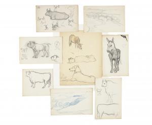 ROBERTSON Eric Forbes,Études d'animaux, de paysages et de modèles (certa,Christie's 2023-10-25
