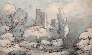 ROBERTSON James 1810-1881,Castle Ruins in a Landscape,John Nicholson GB 2018-07-25