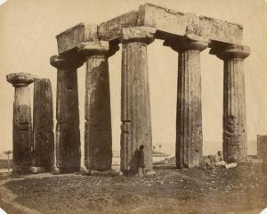 Robertson James 1813-1888,Vestiges du temple d'Apollon, Corinthe,1860,Millon & Associés 2019-06-17