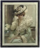 ROBERTSON Walford Graham 1867-1948,Portrait of a lady,1902,Christie's GB 2009-07-21