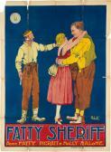 ROBERTY,FATTY SHERIFF,1918,Swann Galleries US 2016-02-11