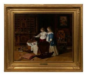 ROBINET Gustave Paul, fils 1877,La chambre des enfants,1889,Hindman US 2021-02-24